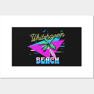 Whitehaven Beach | Vintage Retro Design Posters and Art